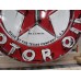 New Texaco Gasoline Motor Oils Porcelain Neon Sign - 48" Diameter